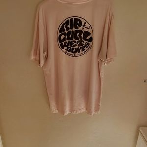 Vintage Rip Curl T-shirt Men's Size Large Pink